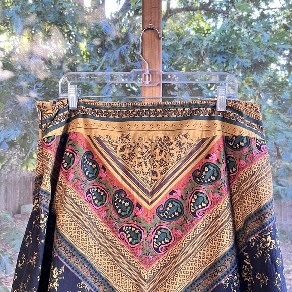 The Territory Ahead Women's Vintage Printed A-Line Midi Skirt Size 14 - Picture 3 of 10